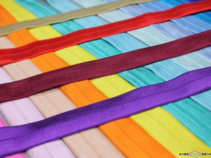 Unicolor elastische biasband Unicolor elastische biasband
