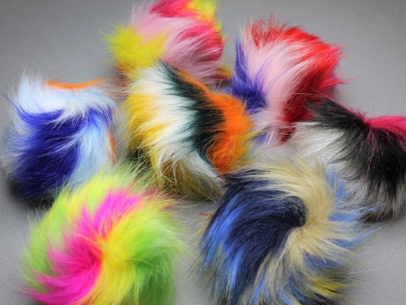 Bont pompons multicolor Bont pompons multicolor