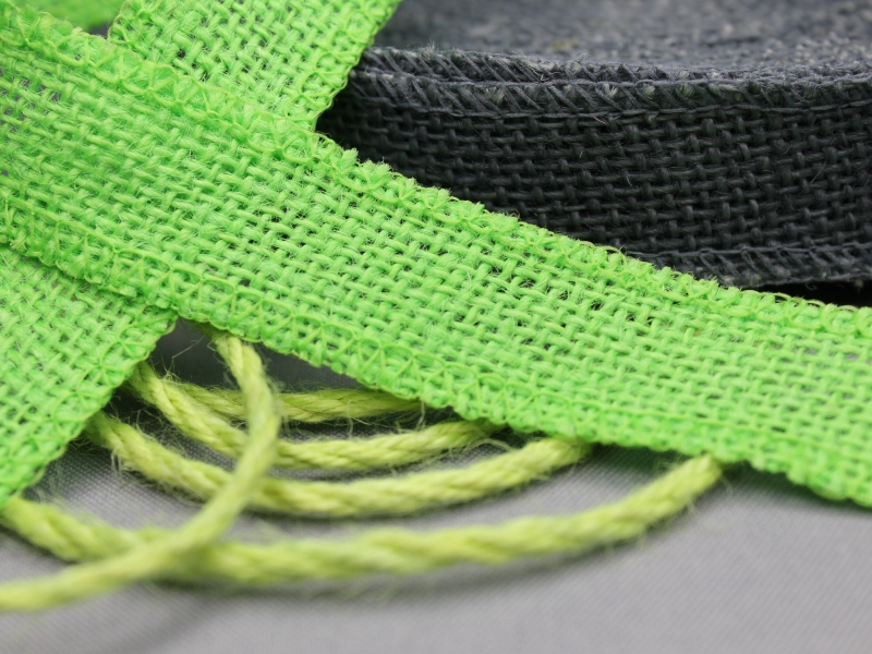 Jute band en koord Jute band en koord