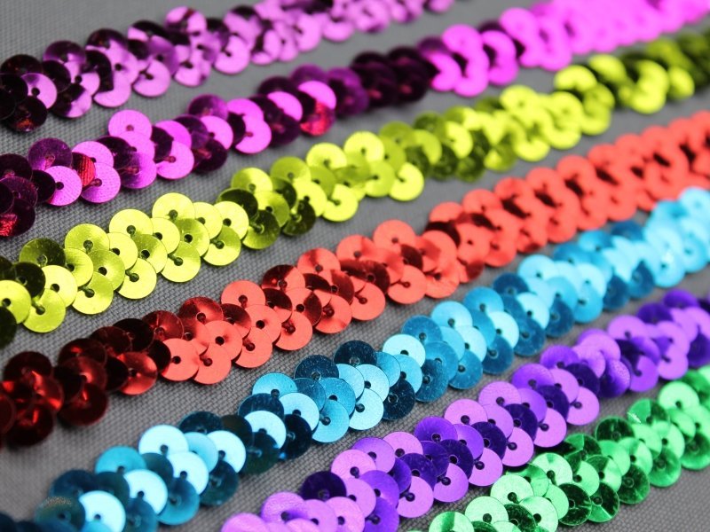 AANBIEDING - Elastische pailletten band AANBIEDING - Elastische pailletten band
