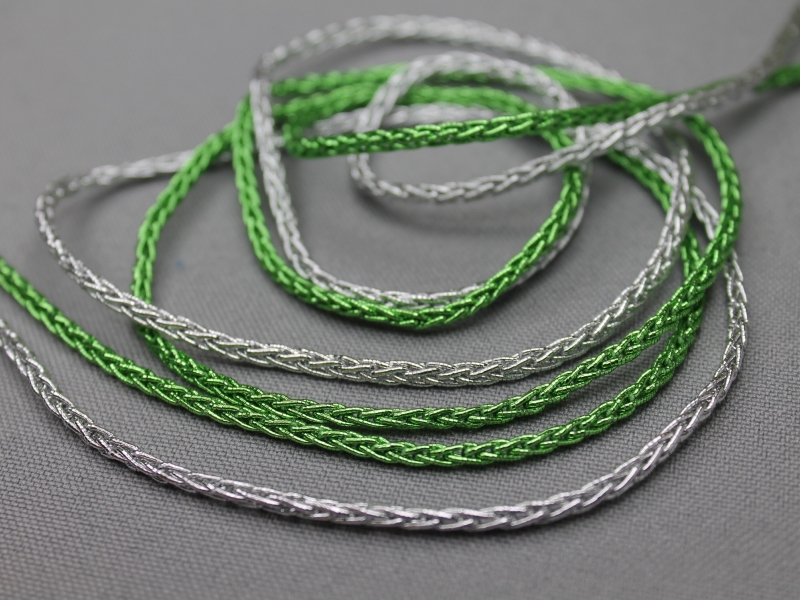 Goud-zilver-metallic koord Goud-zilver-metallic koord
