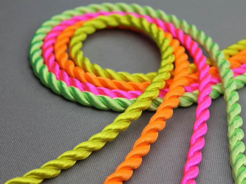 Neon kleuren viscose koord Neon kleuren viscose koord