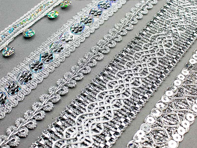 Party banden WIT & ZILVER Party banden WIT & ZILVER