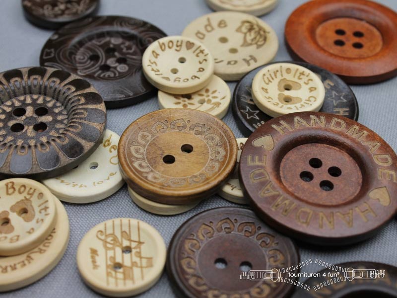 Houten knopen Houten knopen